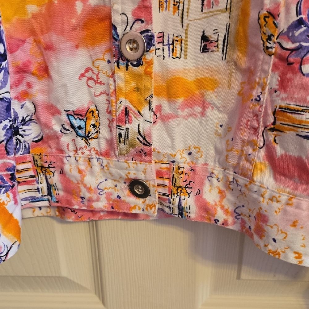 LH‎ Sport Floral Button-Up Shirt - Picture 6 of 6